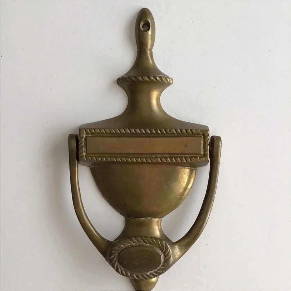 Brass Urn Style Door Knocker 8